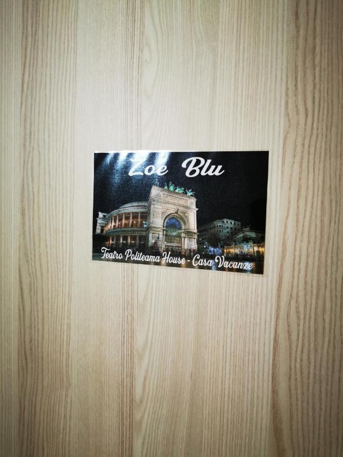 B&B Teatro Politeama House Zoe blu e gialla intero appartamento Palermo Esterno foto